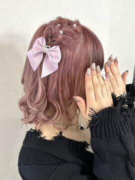 ヘアセット専門店 ナゴミ 渋谷店(nagomi) サイド編みアレンジ
