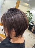 グラデーションショートボブ