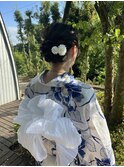 浴衣ヘア