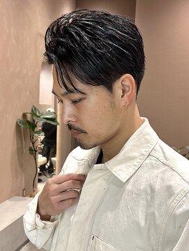 ガーデンヨコハマエスト(GARDEN YOKOHAMA est) 前下がり　ツーブロック　ニュアンスパーマ　ショート