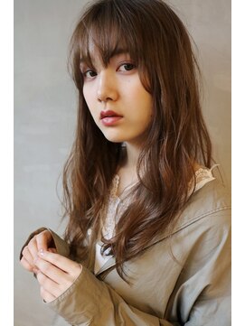 アグラントープ(a Gland taupe) こなれロング愛されカール◇レイヤー顔まわりレイヤー