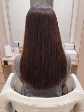 コーエン(cowen) 美髪イメチェン似合わせフェミニンロング艶髪ピンクベージュ40代