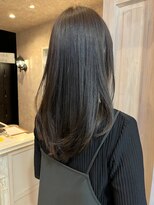 キャアリー(Caary)&nbsp;福山人気髪質改善ストレート美髪艶髪20代30代ダークグレージュ