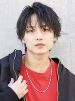 エイド 渋谷(aid)&nbsp;無造作コンマバング束感マッシュアップバングビジネスショート