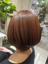 ヘアー ガーデン ルノン(Hair Garden Lunon)&nbsp;オレンジブラウンショート