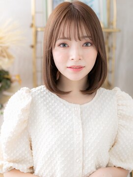 カバーヘアアンドスパ ブリス 浦和(COVER HAIR&SPA bliss) ミルクティーアッシュ内巻きワンカールc6浦和20代30代40代