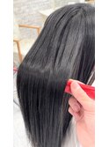 ＜乾かすだけでまとまる圧倒的艶髪＞縮毛矯正
