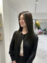 スーズ(sooze)&nbsp;ロング＿オリーブベージュ＿髪質改善トリートメント