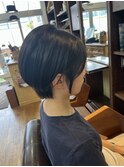【lotus下枝】黒髪ショート/耳掛けショート/丸みショート
