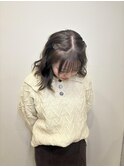 秋冬ブラウンカラー×顔周りカット