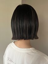 ミルヘアデザイン(mil hair design)&nbsp;ボブ　ミルクティーベージュ　艶髪　髪質改善カラー　ショート