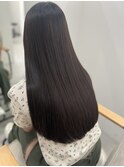 ダークブラウン_外ハネボブセクションカラー_kiki0032