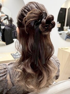 ハッチ(HACCH) 韓国風レイヤーカット髪質改善ダブルカラーハッシュカット