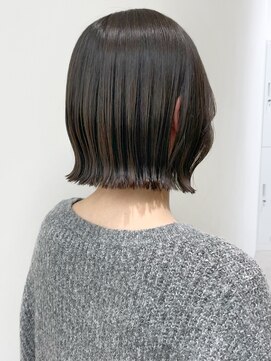 セイドット リー(Say. Ree) say.ボブミニボブくびれボブレイヤーボブヘーゼルグレージュ暗め