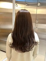 オーガニック リブ 川越(organic+live) 20代30代◎ブラウンベージュロング×顔周りレイヤーで小顔