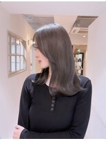 シェーン 仙台駅広瀬通店(schon)&nbsp;透明感たっぷりグレージュ
