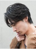 銀座新橋シャドウパーマ2wayフェザーパーマルーズショート眉毛