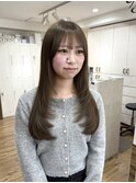 レイヤーカット 髪質改善ストレート ミディアム