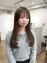 ハピネス クローバー 八木店(Happiness CLOVER) レイヤーカット 髪質改善ストレート ミディアム
