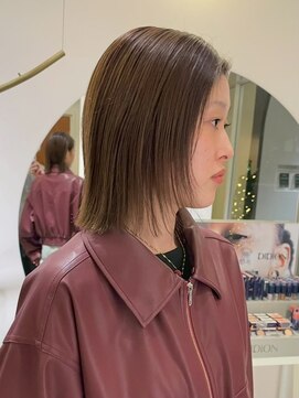 ユルクメゾンシティ 名古屋(JURK MAISON CITY) 名古屋/ダークパープル/ナチュラルショート/ミルクブラウン/夏