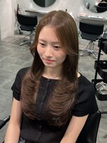 ジーニー 千葉(GENiE) ダークパープル/レイヤーカット/顔周り/千葉駅【高野優真】