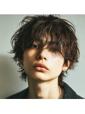 爽やかメンズ☆無造作ツーブロックマッシュナチュラル春カラー