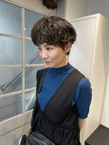 カルム(calmost)&nbsp;ニュアンスパーマ/ショート/20代/30代/40代/似合わせカット