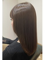 セックヘアデザイン(Sec hair design)&nbsp;【水戸】「え？乾かすだけでこの艶？」と驚かれる髪質改善カラー