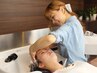 《傷みケア》特製かっさ使用リンパスパ+補修トリ-トメント+前髪カット¥12100