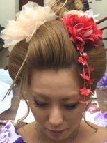 ゾーンヘア アップスタイル