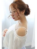 お洒落ヘアアレンジ ×セミウェット