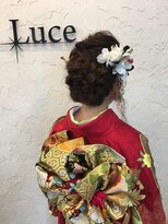 ヘアーアンドスパ ルーチェ(hair&spa Luce)&nbsp;成人式×ヘアセット×振袖