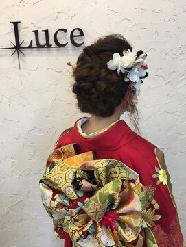 ヘアーアンドスパ ルーチェ(hair&spa Luce) 成人式×ヘアセット×振袖