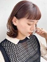 【GARDEN荒井夏海】ぱっつんワイドバング×ふんわりレイヤーボブ