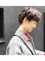 ラレイ(Lalei) *マッシュショート ベリーショートパーマヘア 辻幸奈