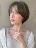 30代40代50代◎大人ナチュラルレイヤーショートボブ　表参道