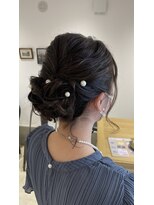 ヴィスコ(visco)&nbsp;結婚式やパーティなどに＊ボブでもできるアレンジ