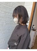 くびれボブ gray beige