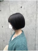 簡単スタイリング　重軽ボブ/切りっぱなしボブ