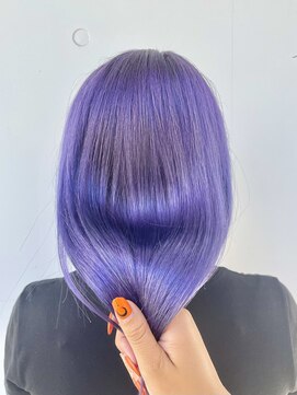 カリーナコークス 原宿 渋谷(Carina COKETH) ラベンダー/ダブルカラー/インナーカラー/イヤリングカラー