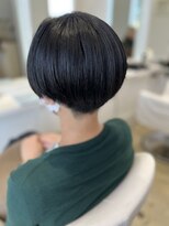 ヘアーデェカラー(hair de KOLOR)&nbsp;【つくば】黒髪×ハンサムショート10代20代30代