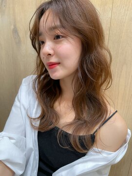 バイオレット 栄店(Violet) 10,20代レイヤーカット/ゆるウェーブ/うざバング/ブラウンカラー