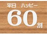 平日ハッピー60歳割