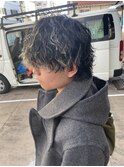 メンズパーマ×カーキベージュ/20代30代40代