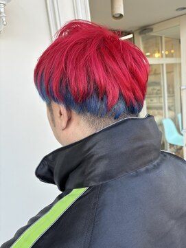 シャルティア(SHALLTIA) メンズデザインカラー【山口県デザインカラー】【派手髪山口市】