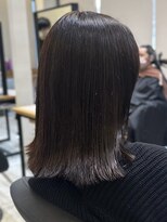 アトリエコア(Atelier Coa)&nbsp;髪質改善トリートメントミルクティーベージュカラーくびれヘア