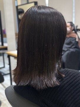 アトリエコア(Atelier Coa) 髪質改善トリートメントミルクティーベージュカラーくびれヘア