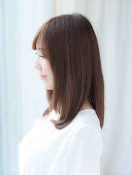 ノブヘアデザイン 杉田店(NOB hairdesign)の写真/クセ/パサつき/広がりが気になるあなたのお悩み解決！ナチュラルな仕上がりのサラ艶ストレートStyleに★