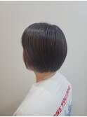 白髪活かしグレーブラウン×ボブ☆