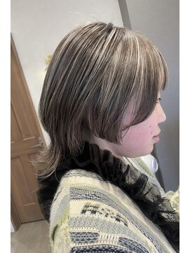 リム(RiM) コントラストハイライト　ウルフカット